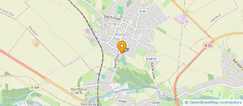 localisation de l'entreprise LA MONDARBO DE LA SENSEE  MARUIL