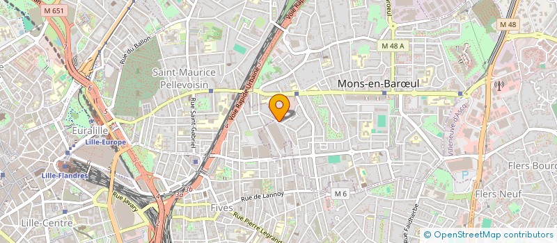 localisation de l'entreprise LA MONDIALE ENTRAIDE  MONS-EN-BARUL