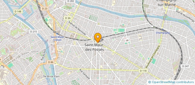 localisation de l'entreprise LA MONDIALE - TALENTS à SAINT-MAUR-DES-FOSSES