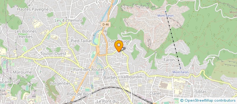 localisation de l'entreprise LA MONDIALETTE  TOULON