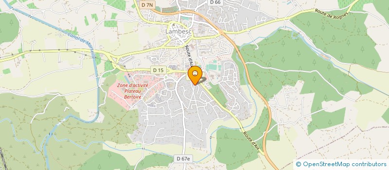 localisation de l'entreprise LA MONEGASQUE VANELLI FRANCE à LAMBESC