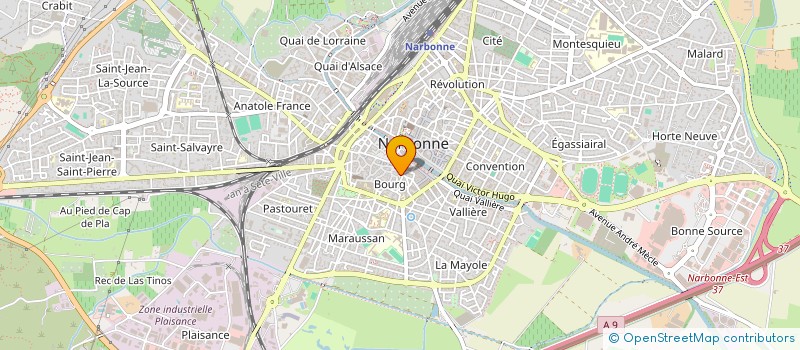 localisation de l'entreprise LA MONNAIE à NARBONNE