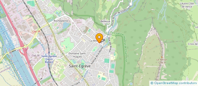 localisation de l'entreprise LA MONTA  SAINT-EGREVE