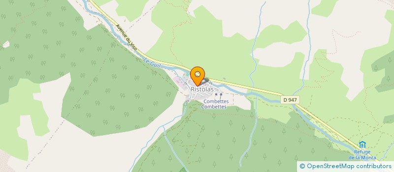 localisation de l'entreprise LA MONTA à ABRIES-RISTOLAS