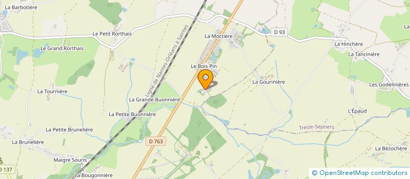 localisation de l'entreprise LA MONTACUTAINE à MONTAIGU-VENDEE