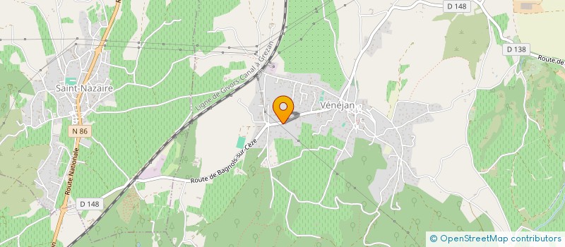 localisation de l'entreprise LA MONTADE  VENEJAN