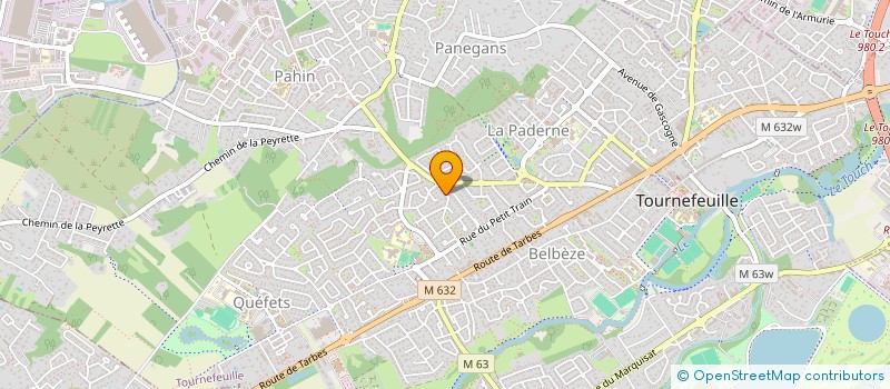 localisation de l'entreprise LA MONTAGNE  TOURNEFEUILLE