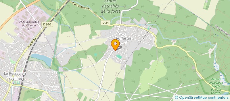 localisation de l'entreprise LA MONTAGNE  AUFFARGIS