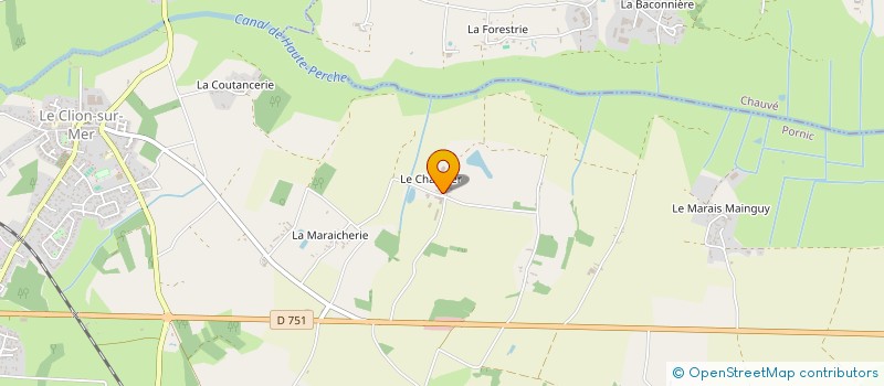 localisation de l'entreprise LA MONTAGNE  PORNIC