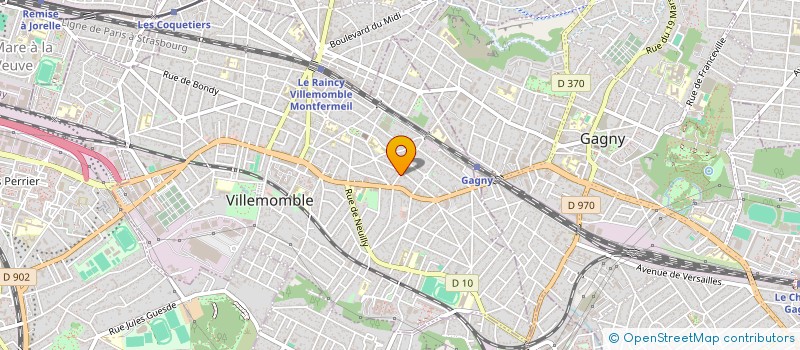 localisation de l'entreprise LA MONTAGNE à VILLEMOMBLE