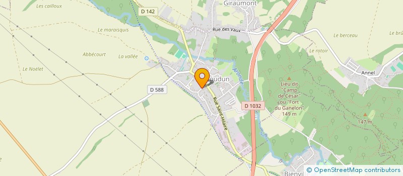 localisation de l'entreprise LA MONTAGNE  COUDUN