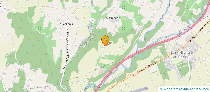 localisation de l'entreprise LA MONTAGNE  SAINT-BONNET-DE-CHAVAGNE