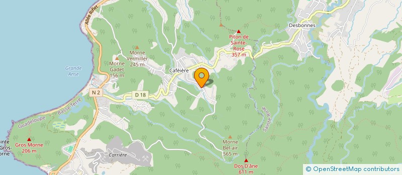 localisation de l'entreprise LA MONTAGNE AUX ORCHIDEES à DESHAIES