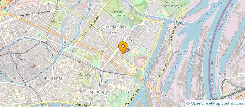 localisation de l'entreprise LA MONTAGNE BRULE à STRASBOURG