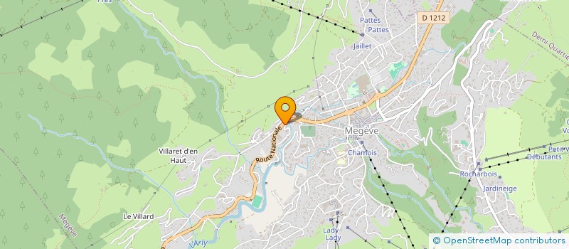 localisation de l'entreprise LA MONTAGNE COURONNEE  DEMI-QUARTIER