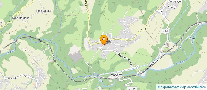 localisation de l'entreprise LA MONTAGNE D'AGE CHANTE  LOVAGNY