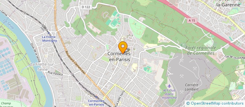 localisation de l'entreprise LA MONTAGNE VIVRA à CORMEILLES-EN-PARISIS