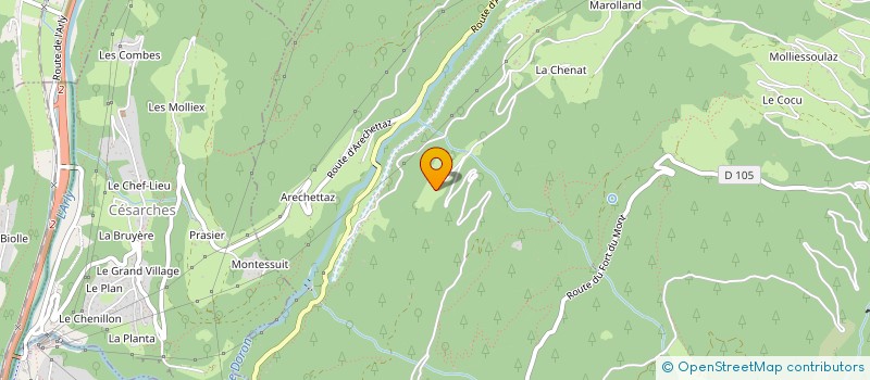 localisation de l'entreprise LA MONTAGNETTE DES DOGETTES  QUEIGE