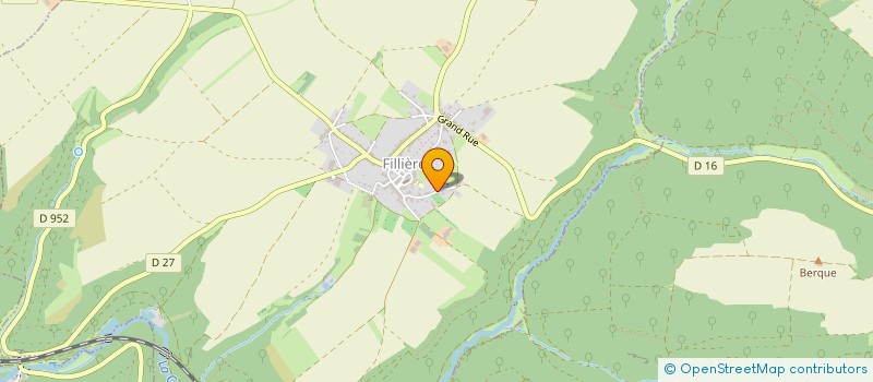 localisation de l'entreprise LA MONTALANT  FILLIERES