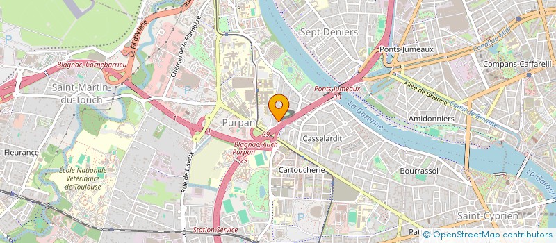 localisation de l'entreprise LA MONTALBANAISE IMMOBILIERE  TOULOUSE