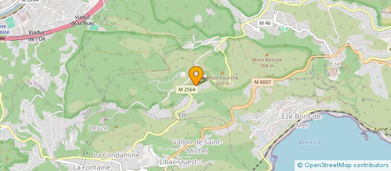 localisation de l'entreprise LA MONTALD'EZE  EZE