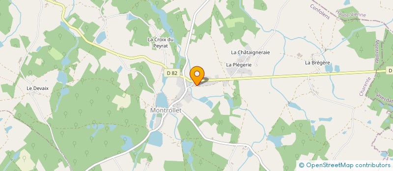 localisation de l'entreprise LA MONTEIROLLAISE à MONTROLLET