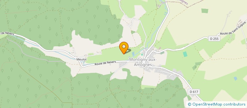 localisation de l'entreprise LA MONTELLOISE  MONTIGNY-AUX-AMOGNES