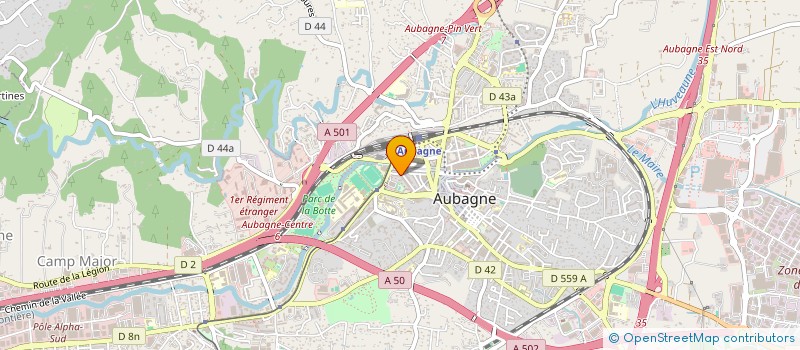localisation de l'entreprise LA MONTGOLFIERE à AUBAGNE