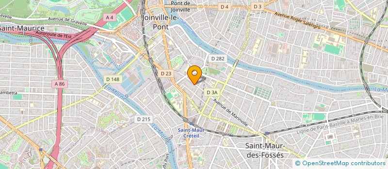 localisation de l'entreprise LA MONTGUILLONIERE à SAINT-MAUR-DES-FOSSES