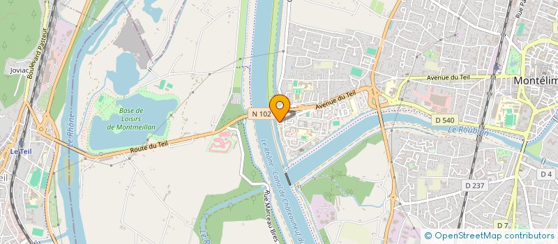 localisation de l'entreprise LA MONTILIENNE à MONTELIMAR
