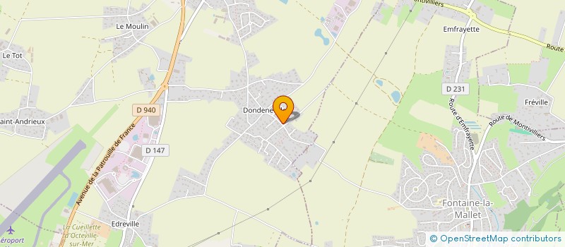 localisation de l'entreprise LA MONTIVILLIONNE  OCTEVILLE-SUR-MER