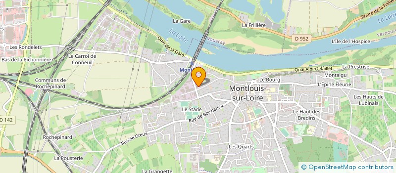localisation de l'entreprise LA MONTLOUISIENNE à MONTLOUIS-SUR-LOIRE
