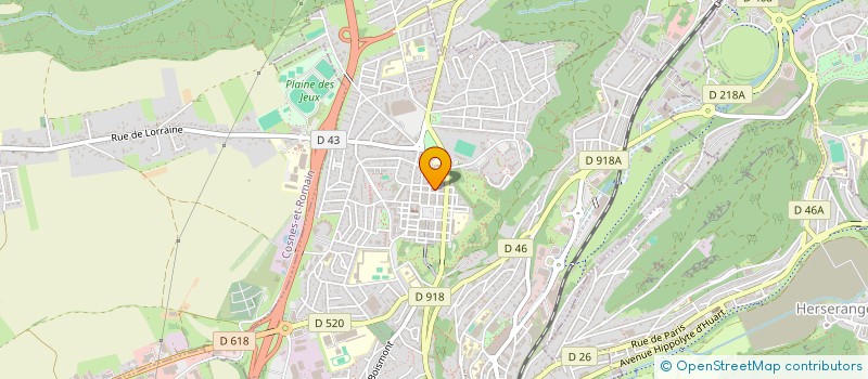 localisation de l'entreprise LA MONTMEDIENNE à LONGWY