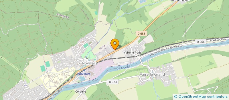 localisation de l'entreprise LA MONTOILLOTTE  VAIRE