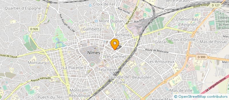 localisation de l'entreprise LA MONTPELLIERAINE à NIMES