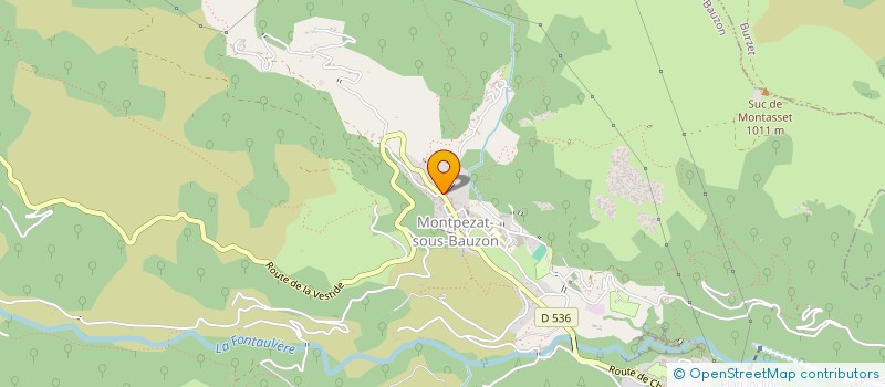 localisation de l'entreprise LA MONTPEZATIENNE  MONTPEZAT-SOUS-BAUZON