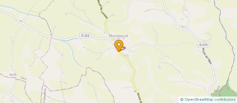 localisation de l'entreprise LA MONTPEZATOISE  MONTPEZAT