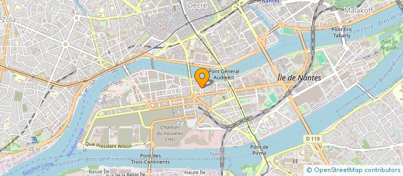 localisation de l'entreprise LA MOPE & CO à NANTES