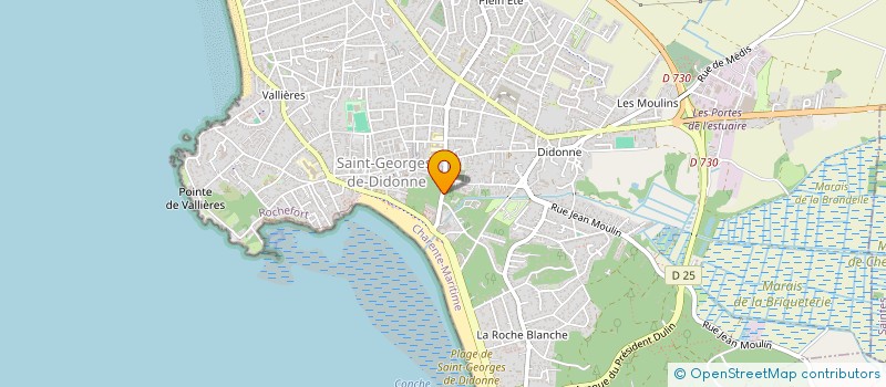 localisation de l'entreprise LA MOQUERIE  SAINT-GEORGES-DE-DIDONNE
