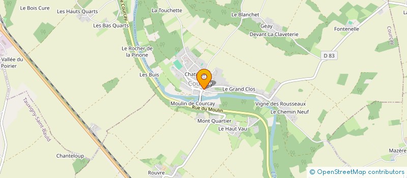 localisation de l'entreprise LA MOQUERIE  COURCAY