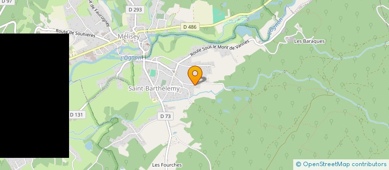 localisation de l'entreprise LA MORAINE MORGELOTE  SAINT-BARTHELEMY