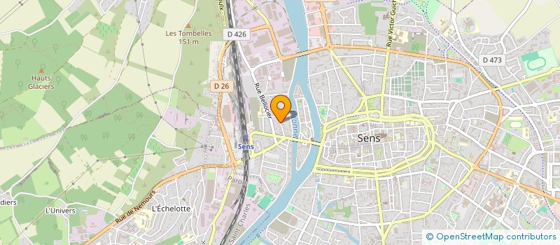 localisation de l'entreprise LA MORANDIERE à SENS