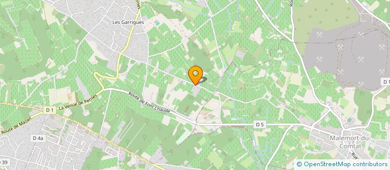 localisation de l'entreprise LA MORDOREE  MAZAN