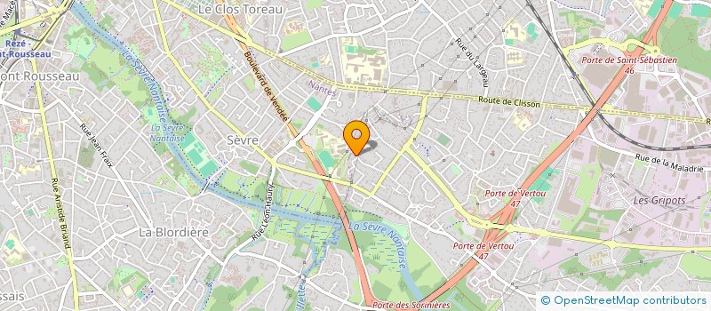 localisation de l'entreprise LA MORGANHEZ  VERTOU