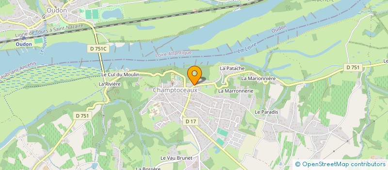 localisation de l'entreprise LA MORILLERE  OREE-D'ANJOU