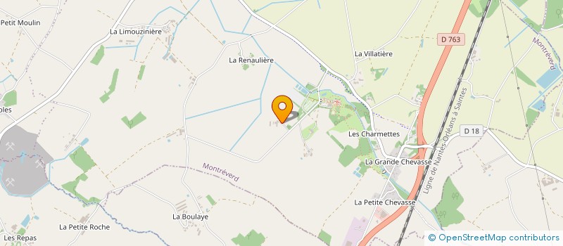 localisation de l'entreprise LA MORINIERE à MONTREVERD
