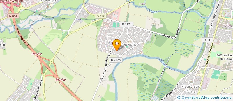 localisation de l'entreprise LA MORINIERE  LOUVIGNY