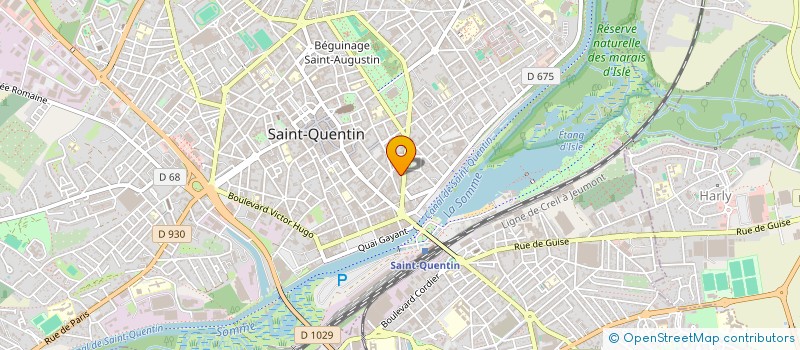 localisation de l'entreprise LA MOSAIQUE à SAINT-QUENTIN