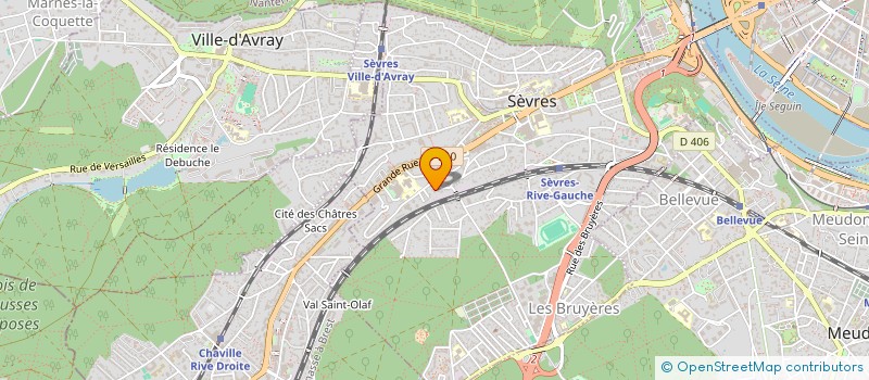 localisation de l'entreprise LA MOSAIQUE DE SEVRES à SEVRES