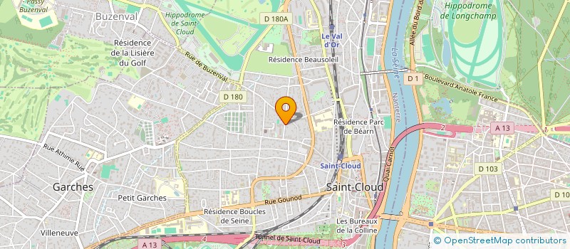 localisation de l'entreprise LA MOSTRA à SAINT-CLOUD